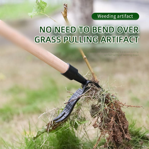 Garden Weed Puller Tool Device Manual Weeding Tool with Claw Stand Up Weed Root Pulling Tool and Picker, Grabber That Allows for Standing Use No B...