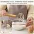 Danish Dough Whisk - Bread Dough Whisk 13 In, Food Grade Stainless Steel Bread Making Tools and Supplies, Dutch Style Dough Mixing Tool Dough Hook...