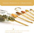 2lbDepot Gold Measuring Spoons Set of 7 Includes Bonus Leveler, for Baking/Cooking, Premium Kitchen use Stainless Steel Teaspoons, Rust Proof, Nar...