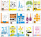 20 Sheets 3D Printer Drawing Molds Paper Stencils for 3D Printing Pen, 40 Patterns and a Clear Plate Set...
