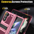 for Samsung Galaxy Z Fold 5 Case, Shockproof 2 in 1 Silicone Rubber with Hard PC Rugged Full Body Protection Phone Cover for Samsung Galaxy Z Fold...