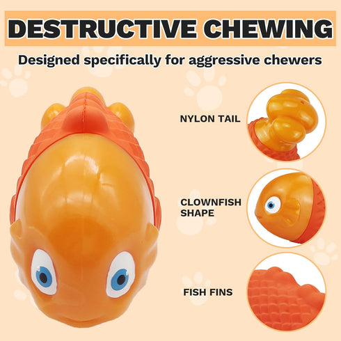 Tough Dog Toys for Aggressive Chewers Large Breeds, Durable Dog Toys to Keep Them Busy, Dog Chew Toys, Indestructible Dog Toys for Large Dogs, Squ...