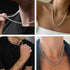 Jabogrii 5 Meters Sliver Jewelry Making Chains Stainless Steel Wheat Jewelry Chain Roll DIY Necklace Bracelet Chain for Jewelry Making...
