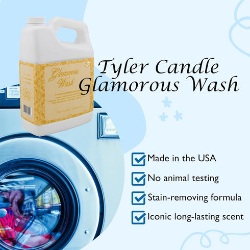 Lumintrail Tyler High Maintenance Glamorous Wash Laundry Detergent (4 oz.) Bundle with Tyler High Maintenance Mixer Melts and Stain Remover Pen - ...