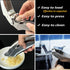 VOVOLY Premium Garlic Press Stainless Steel, No need to Peel Garlic Presser, Heavy Duty Professional Grade Double Lever-Assisted Garlic Mincer wit...