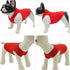 Lovelonglong 2019 Summer Pet Clothing, Dog Clothes Blank T-Shirts Ribbed Tanks Top Thread Vests for Large Medium Small Dogs 100% Cotton Red L-L...