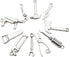 50pcs Antique Silver Tone 10 Kinds Mix 3D Tool Charm Collection Hammer Charm Wrench Charm Saw Charm Pliers Charm Tape Charm Screwdriver Charm Cons...