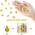 Hicarer 45 Pieces Tiny Bees Craft Decoration Party Decor Flatback Honey Resin Bee Shaped Embellishment with Storage Box for DIY Craft Home(0.51 In...