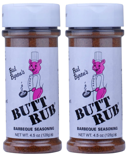 Bad Byrons Butt Rub Barbecue Seasoning 4.5 Ounce - Pack 2...