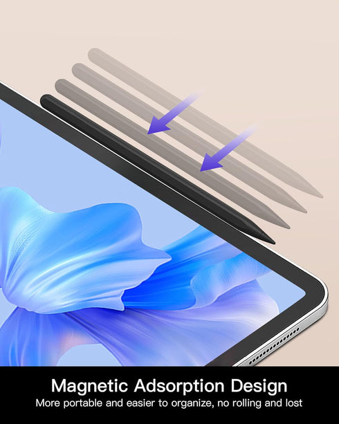 Wireless Charging Pencil 2nd Generation for Apple - iPad Stylus Pen with Palm Rejection Compatible with Apple iPad 10/9/8, iPad Mini 6, iPad Air 5...