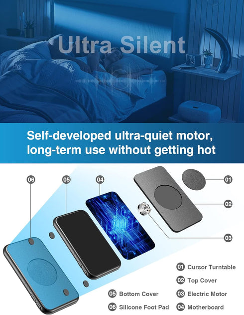 Ultra-Slim Mouse Jiggler,Undetectable Mouse Mover Device Shaker with Reasonable Micro-movement,Random interval,Interval Timer Adjustable,Gift Keep...