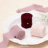 DORIS HOME 3 Rolls 2"x7Yd Fringe Chiffon Ribbon for Flower Bouquet, Handmade Burgundy & Pink Ribbon for Gift Wrapping, Frayed Edge Ribbon for Craf...