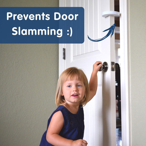 Wittle Finger Pinch Guard - Baby Proof Door Stopper with Soft & Durable Foam - Keeps Doors from Slamming, Prevents Finger Pinch Injuries, and Chil...
