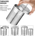 2 Pack Tea Infuser,Extra Fine Mesh Holes Tea Ball Strainers with Threaded Connection,304 Stainless Steel Cooking Filters,Easier to Brew Loose Leaf...