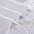Topick White Sheer Leaf Curtain Kitchen Valance for Windows Leaf Embroidered Voile Small Curtain Valance Semi Sheer Farmhouse Curtain 18 Inch Rod ...