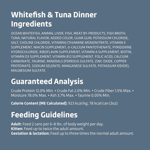Amazon Brand - Wonder Bound Wet Cat Food, Pate, No Added Grain, Variety Pack (Cod, Sole & Shrimp, Salmon, White Fish & Tuna), 3 ounce (Pack of 24)...