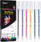 Dyvicl Dual Metallic Gel Pen, Liquid Glitter Iridescent Gel Pen for Adult Coloring, Doodling, Drawing, Scrapbooking, Card Making, Illustrations, D...
