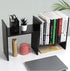 Desktop Bookshelf Storage Organizer Adjustable Wood Desktop Display Shelf Rack Counter Office Storage Rack Top Bookcase - Free Style Display Natur...