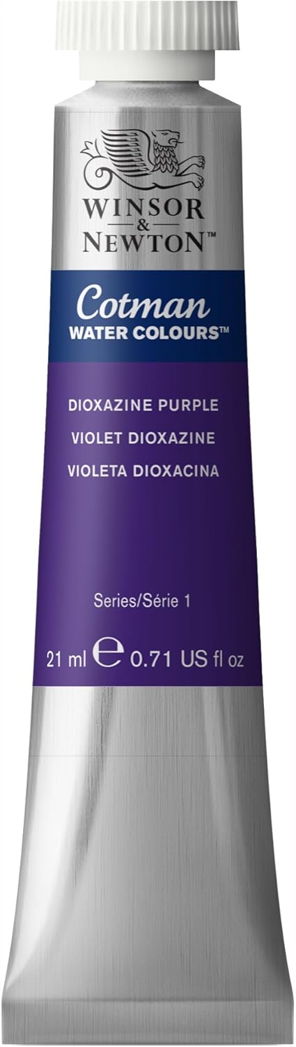 Winsor & Newton Cotman Watercolor Paint, 21ml (0.71-oz) Tube, Dioxazine Violet...