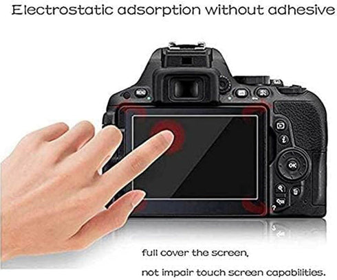 PCTC Z5 Tempered Glass LCD Screen Protector Compatible for Nikon Z5 Z 5 ProtectIve Cover Film (3 packs), 2* Hot Shoe Cap Cover...