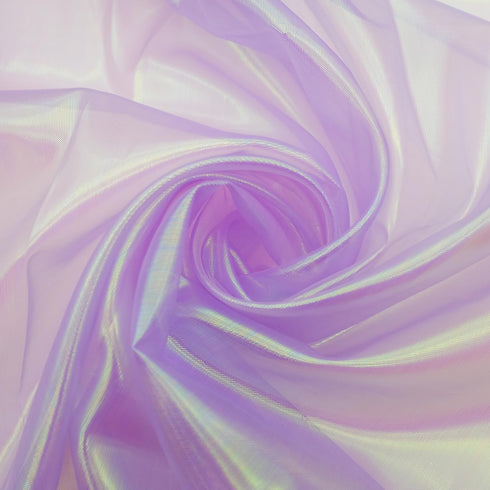 5 Yard Magic Iridescent Laser Gradient Organza Fabric Holographic Gauze Fabric for Wedding Dress, Curtain, Photography Background, Party Crafts, D...