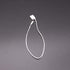 LGEGE 300Pcs 7-inch White Hang Tag Nylon String Snap Lock Pin Loop Fasteners Hook Ties...