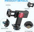 ULANZI Universal Phone Tripod Mount with Cold Shoe Mount, Rotates and Adjustable Clamp Holder Smartphone Clip Adapter for iPhone 11 Pro Max X XR X...