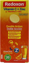 Redoxon Vitamin C + Zinc, Effervescent Tablets of Vitamin C and Zinc, Helps Support Your Immune System, Orange Flavor, 20 Effervescent Tablets, 2....