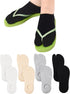 Sintege Flip Flop Socks, 4 Pairs Assorted Colors, Low Cut, Crew, Women's, Cotton, Polyester, Spandex...