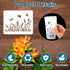 16pcs Botanical Flower Stencils Reusable for Crafts Small Wildflower Floral Paint Stencil for Painting on Wood Card Making, Art Stencils for Furni...
