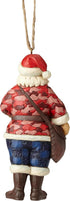 Enesco Jim Shore Heartwood Creek 6001502 Camouflage Santa Ornament...