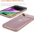 Teageo for iPhone 14 Case for Women Girl Cute Love Heart Luxury Electroplate Plating Soft Bling Back Cover Raised Full Camera Protection Bumper Si...