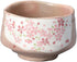 Yamakiikai Minou Pottery Japanese Tea Bowl Shirokesho Pink Cherry blossoms Made by ???? (KaneJin) F1727 from Japan...
