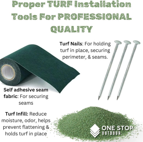 16'ft x 6" in Artificial Turf Seam Tape, Self Adhesive Artificial Grass Seaming Tape, Fake Grass Tape, Connecting Garden Pet Rug, Turf Mat (16' FT...