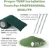 16'ft x 6" in Artificial Turf Seam Tape, Self Adhesive Artificial Grass Seaming Tape, Fake Grass Tape, Connecting Garden Pet Rug, Turf Mat (16' FT...