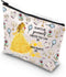 Beauty Movie Makeup Bag Fans Gift Princess Birthday Gift Fairy Tales Cosmetic Bag (ALWAYS BE Bellee)...
