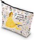 Beauty Movie Makeup Bag Fans Gift Princess Birthday Gift Fairy Tales Cosmetic Bag (ALWAYS BE Bellee)...