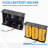 SDTC Tech 2-Pack 3 Slot D Cell Battery Holder 4.5V D Size Battery Case Box with Wire Leads...