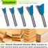 Dovetail Router Bit 1/4 Shank, Dovetail Jig for Router, 1/2" 3/4" 3/8" 5/8" 7/8" Dia Wood Milling Cutter Tool for The Construction of Boxes Drawer...
