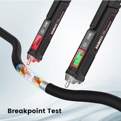 KAIWEETS Voltage Tester/Non-Contact Voltage Tester with Signal Percentage, Dual Range AC 12V/70V-1000V, Live/Null Wire Tester, Electrical Tester w...