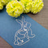Rabbit Cutting Dies Easter Bunny Metal Craft Dies Embossing Stencil Template for DIY Scrapbooking Card Making Paper Card Album Decoration...