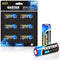 A23 12 Volt Battery - Alkaline A23 12V Batteries (6 Pack) for High-Powered Devices, Long Lasting 23A 12V Battery 55mAh for Ceiling Fan Remotes, Ga...
