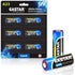 A23 12 Volt Battery - Alkaline A23 12V Batteries (6 Pack) for High-Powered Devices, Long Lasting 23A 12V Battery 55mAh for Ceiling Fan Remotes, Ga...