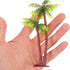 Amosfun 5Pcs Plastic Coconut Palm Model Trees Artificial Trees Miniature Plant for Cake Decorations Pots Bonsai Craft Micro Landscape DIY Decor...