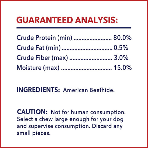 Pet Factory American Beefhide 6-7" Knotted Bones Dog Chew Treats - Natural Flavor, 3 Count/1 Pack...