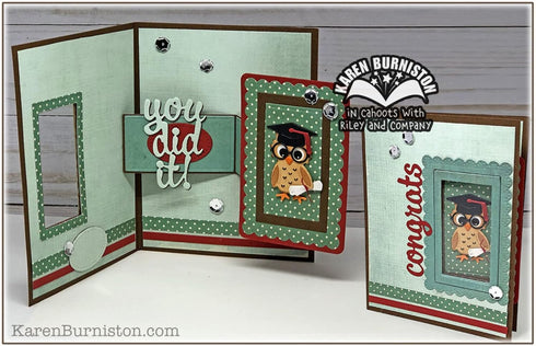 KB Riley Karen Burniston Dies-Rockin' Rectangle Pop-Up, Silver...