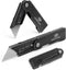 MOSSY OAK 2-pack Folding Pocket Utility Knife Set, Quick Change Box Cutter with Frame Lock, EDC Foldable Razor Knife with Belt Clip, Stone Washed...