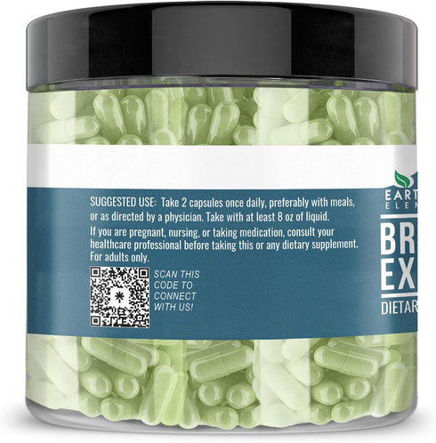 Earthborn Elements Broccoli Extract 200 Capsules, Pure & Undiluted, No Additives...