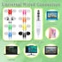 Kids Earbuds Bulk 30 Pack for Classroom School Library, Ladont Classroom Headphones for Kids Children Boys Girls Toddler Adult(8 Mixed Colors)......