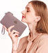 imeetu Women's Wristlet Clutch Purse Leather Cell Phone Wallet Handbag with Wrist Strap...